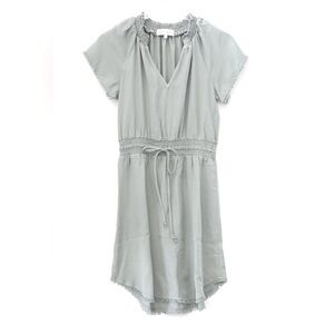 Bella Dahl - S/S Smocked Waist Dress in Spring Vine Sz M